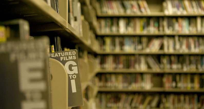 Wilson Library has thousands of feature films available for students, faculty and staff to check out. Photo by Matthew Anderson | WWU