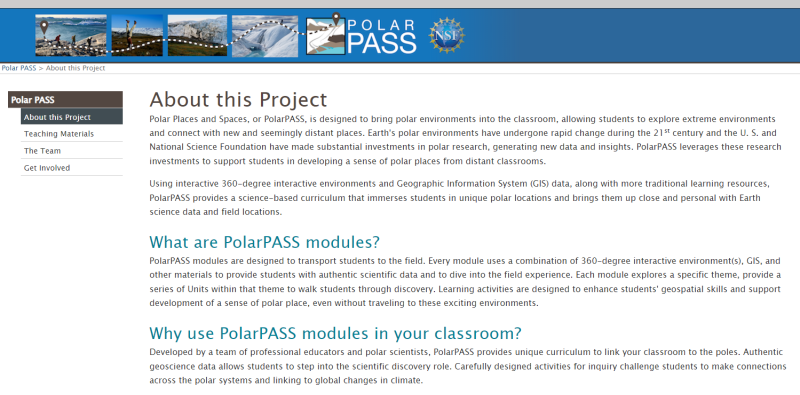 A screenshot of the Polar Pass website