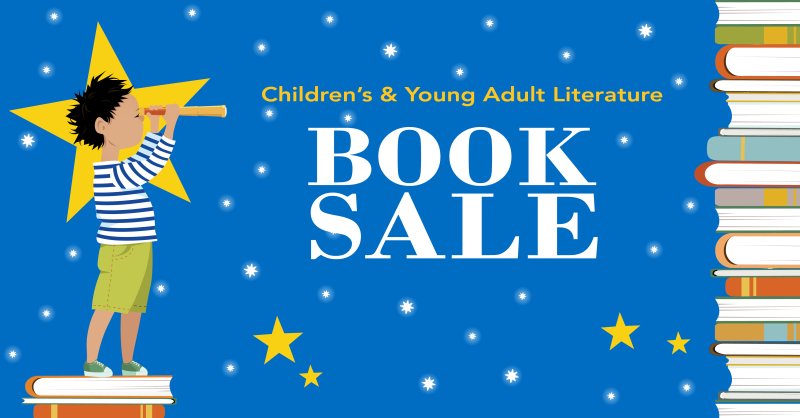 children's book sale logo