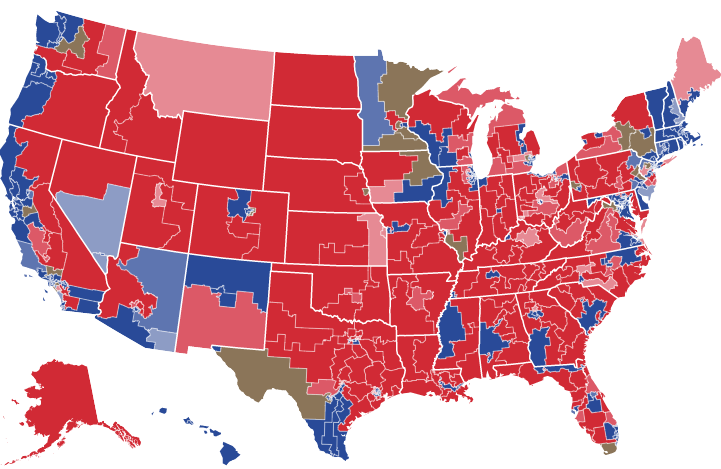 Midterm election map