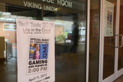 At 2 p.m., Kimberly Voll, a faculty member at Vancouver, B.C.’s Centre for Digital Media, will discuss the confluence of Gaming and Higher Education at Tech Tonic. Voll has earned a doctorate in Computer Science and an honours degree in Cognitive Science.