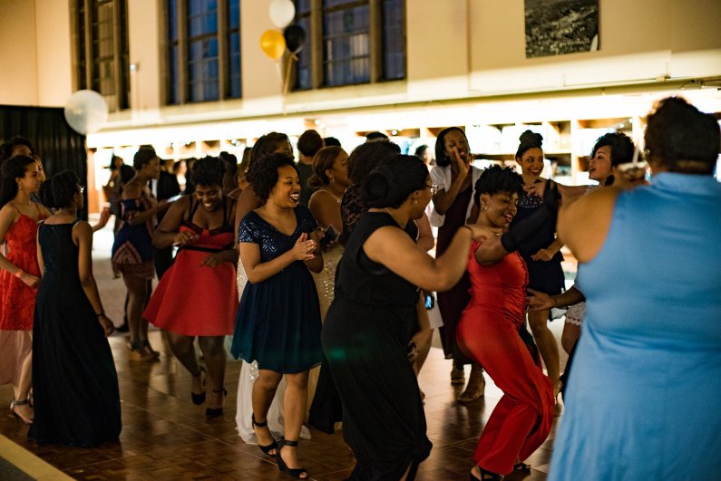 Scene from the 2016 Black Excellence Ball at Western Washington University. Photo by Simon Bakke / for Western Today