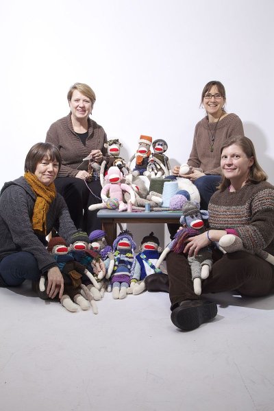 Members of the "Stitch and Munch" group. Courtesy photo